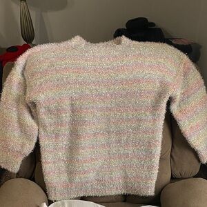 LC Lauren Conrad Pastel Striped Sweater